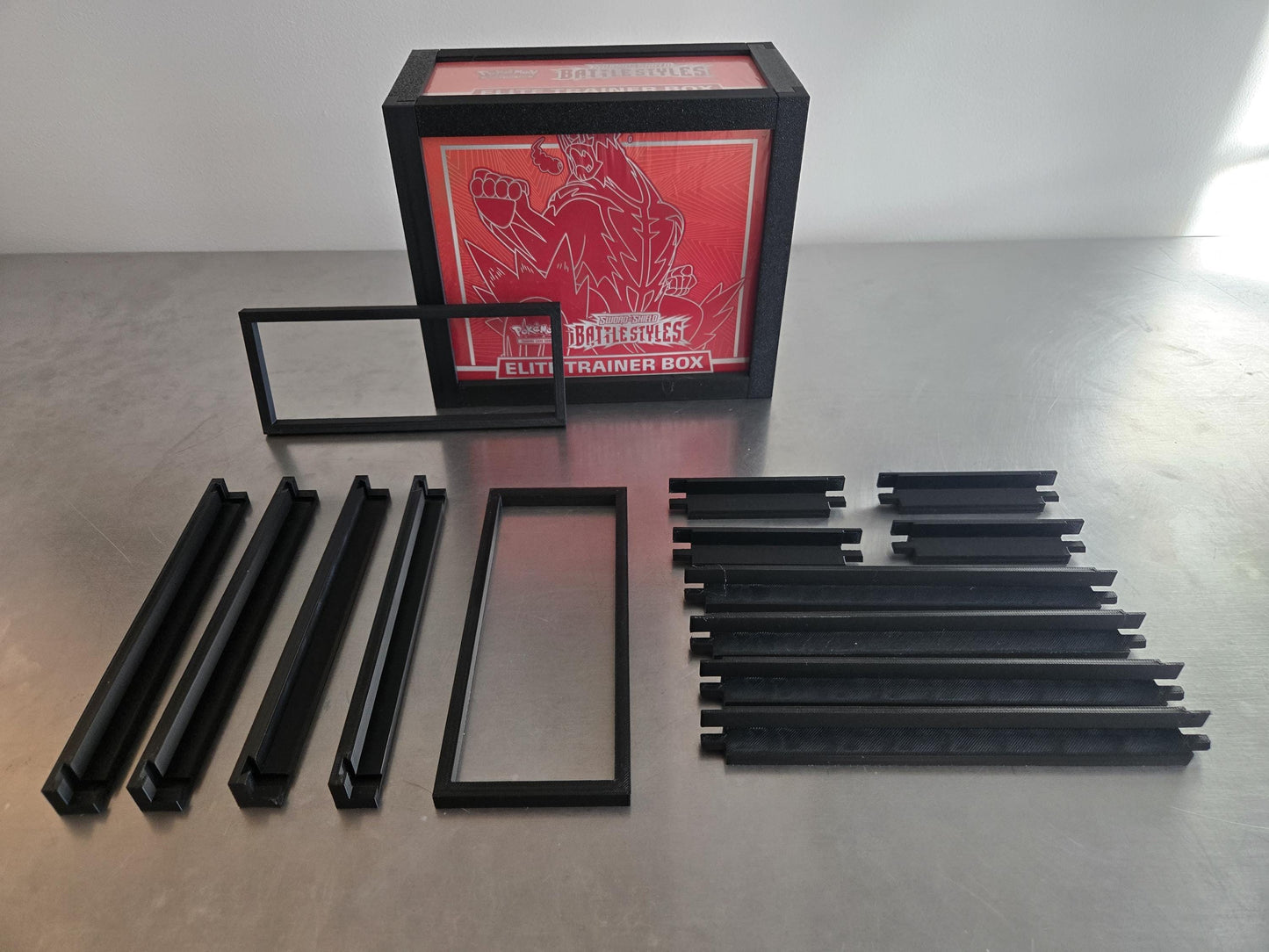 TCG Sealed Box Display Frame – 3D Printed Protector (8x6.75x4")