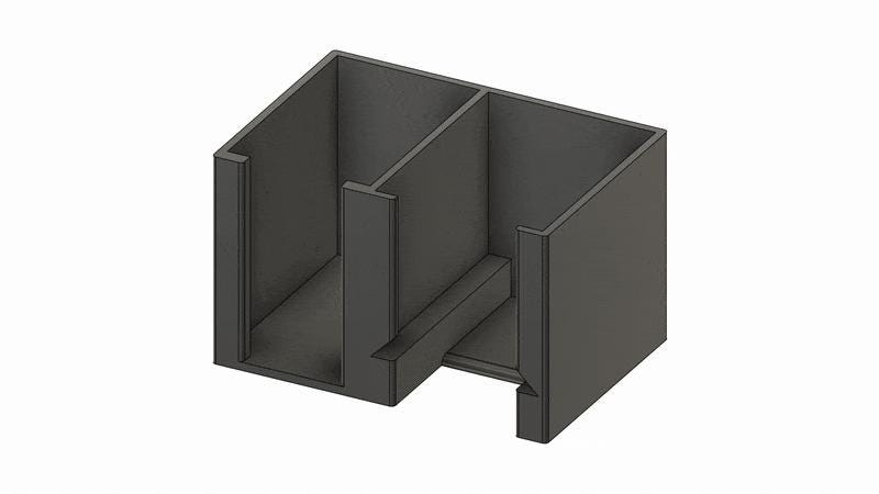 Dual-Slot Card Sleeve Organizer | 3D Printed PLA Holder