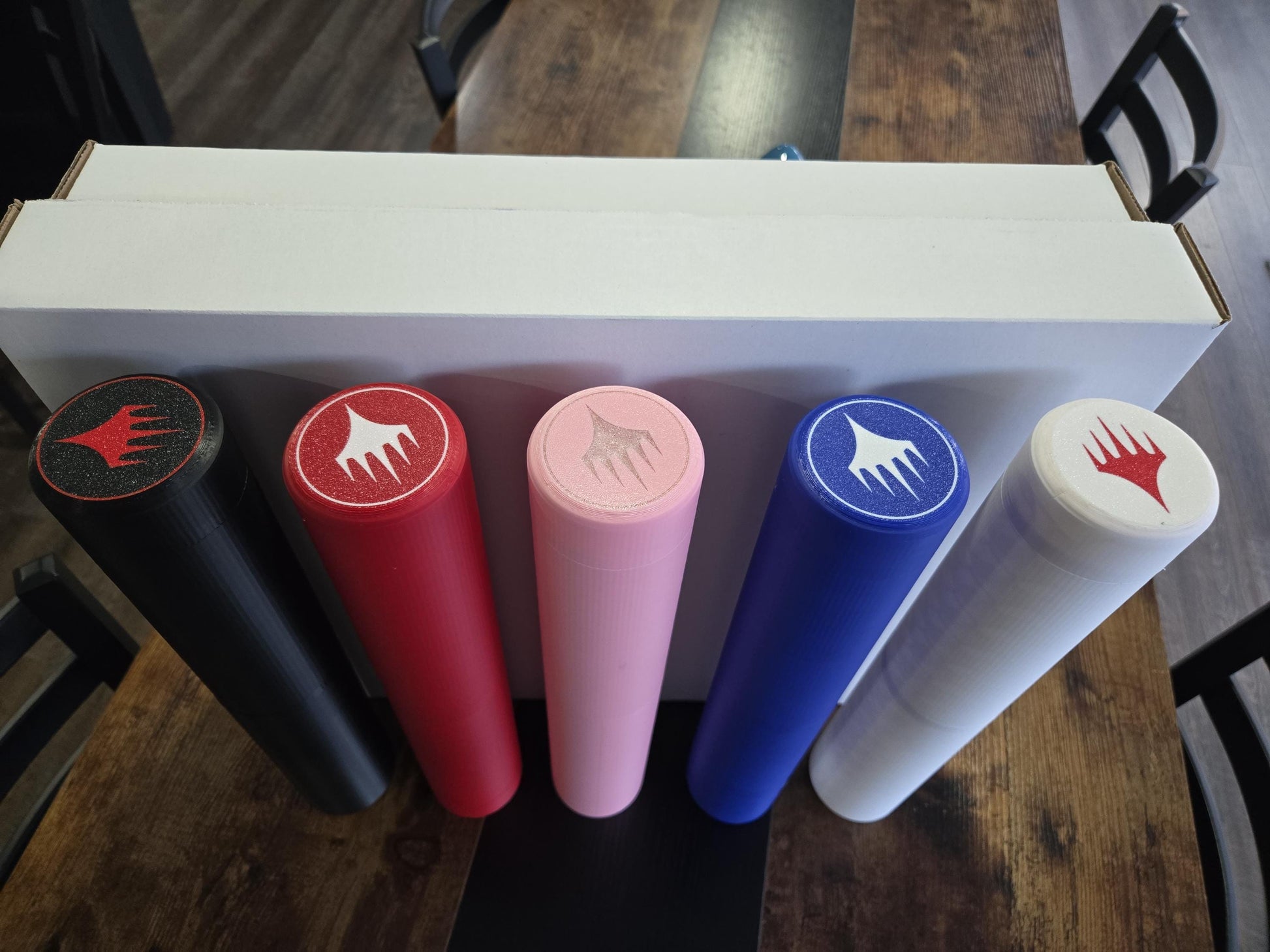 Playmat Tube with Dice Compartment