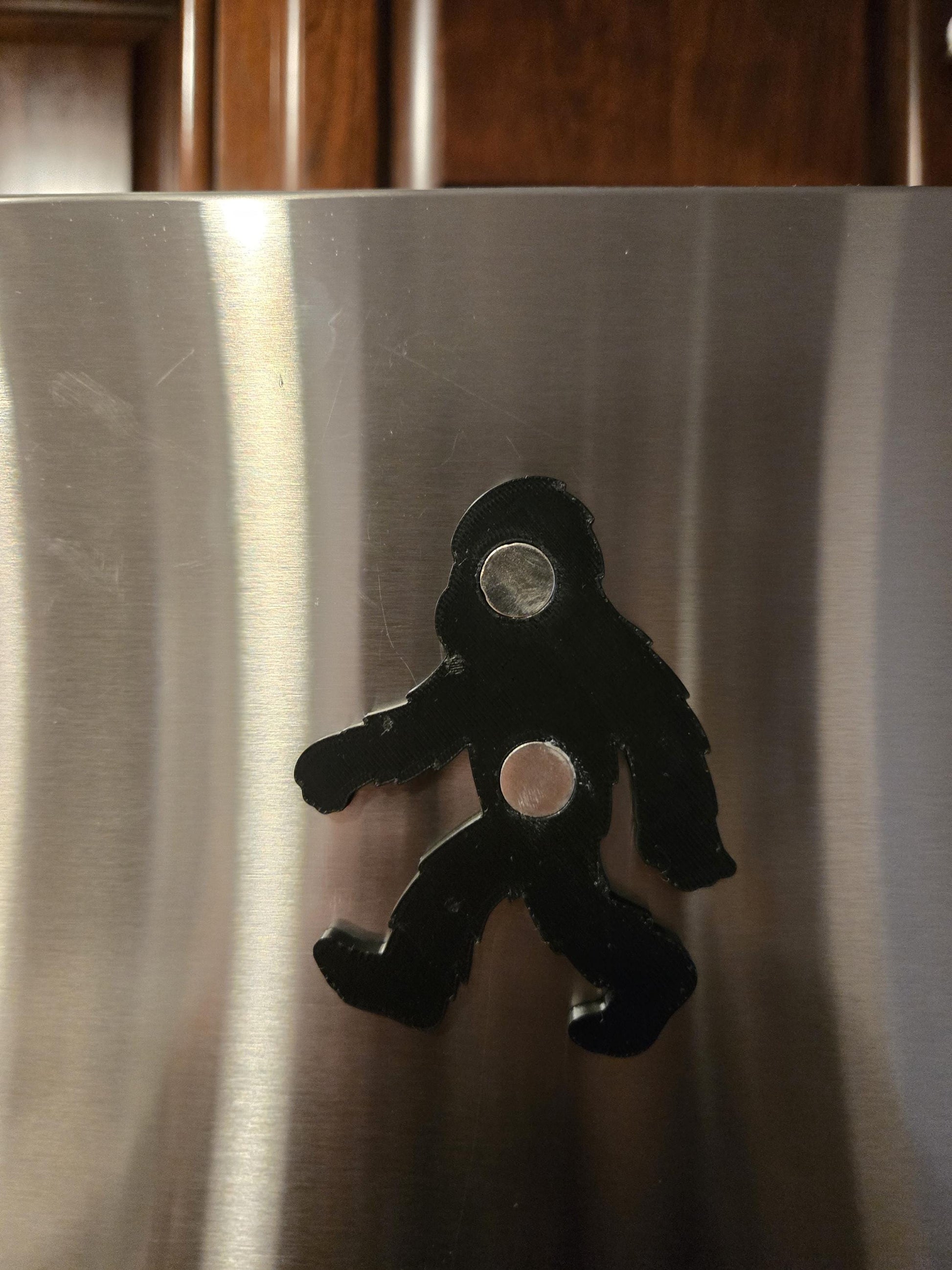 Walking Sasquatch magnet