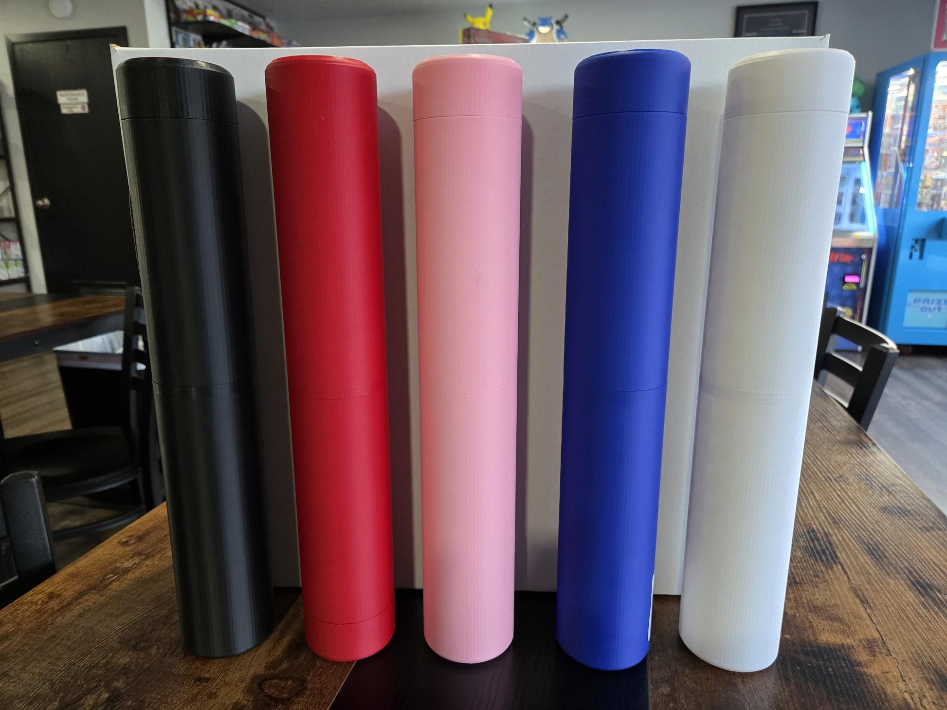 Playmat Tube with Dice Compartment