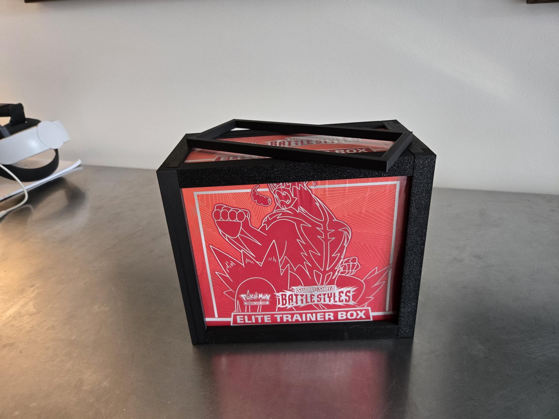 TCG Sealed Box Display Frame – 3D Printed Protector (8x6.75x4")